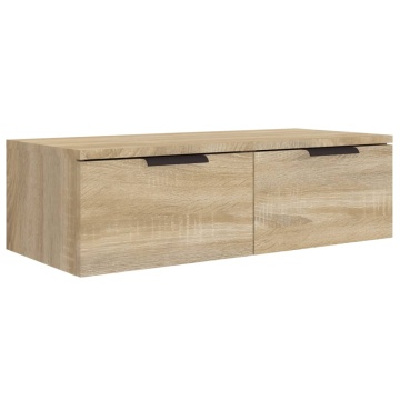 Dulap de perete, stejar sonoma, 68x30x20 cm, lemn compozit - Img 2