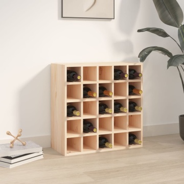 Dulap de vinuri, 56x25x56 cm, lemn masiv de pin - Img 1