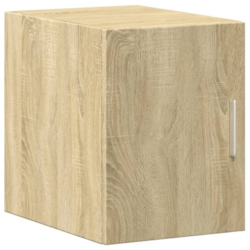 Dulap depozitare slim stejar sonoma 30x42,5x225cm lemn compozit - Img 8