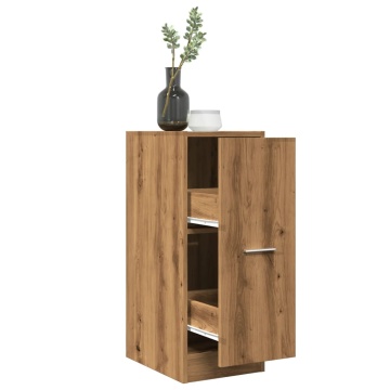 Dulap farmacie, stejar artizanal, 30x41x77,5 cm, lemn prelucrat - Img 1