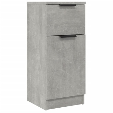 Dulap, gri beton, 30x30x70 cm, lemn compozit - Img 2