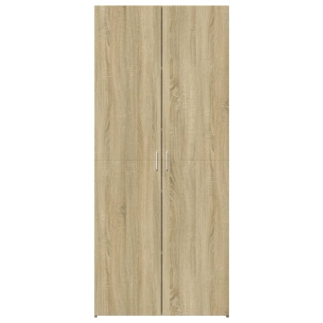 Dulap înalt, stejar sonoma, 70x42,5x185 cm, lemn prelucrat - Img 4