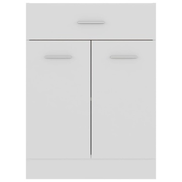 Dulap inferior cu sertar, alb, 60x46x81,5 cm, lemn prelucrat - Img 8