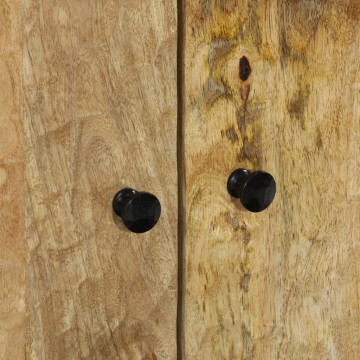 Dulap lateral, 60x33x75 cm, lemn masiv de mango - Img 6