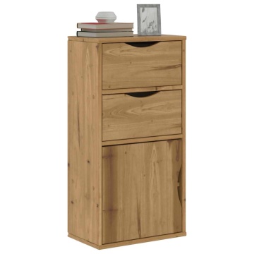 Dulap lateral cu sertare „ODDA” 40x24x79 cm lemn masiv de pin - Img 1