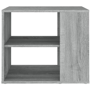 Dulap lateral, gri sonoma, 60x30x50 cm, lemn prelucrat - Img 3
