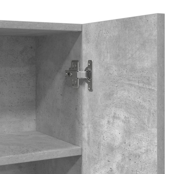 Dulap mașină de spălat, gri beton, 70,5x25,5x90 cm - Img 7