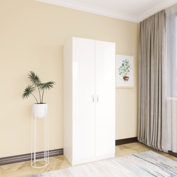 Dulap MIRCO cu rafturi, 200x60x50cm, Culoare Alb, Pal 18mm - Img 3
