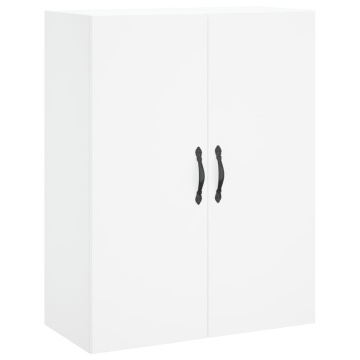 Dulap montat pe perete, alb, 69,5x34x90 cm, lemn prelucrat - Img 2