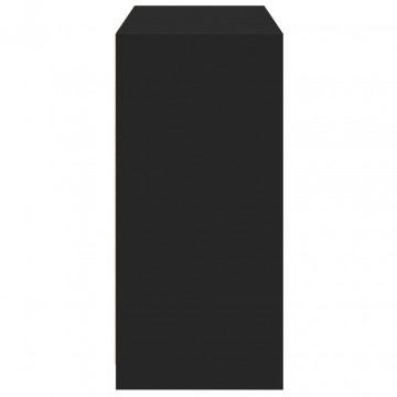 Dulap, negru, 77x48x102 cm, lemn prelucrat - Img 5