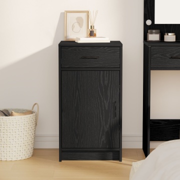 Dulap Negru Stejar 40x41x75 cm Lemn prelucrat - Img 4