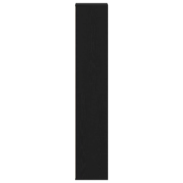 Dulap Pantofi Stejar Negru 54x34x183 cm Lemn prelucrat - Img 5