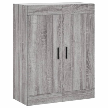 Dulap pe perete, sonoma gri, 69,5x34x90 cm, lemn prelucrat - Img 2