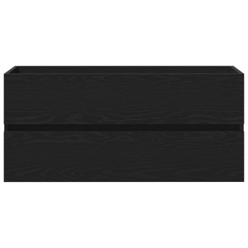 Dulap pentru chiuvetă Stejar negru 100x38,5x45cm Lemn prelucrat - Img 5