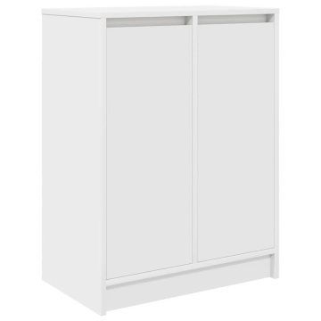 Dulap pentru încălțăminte alb 57x34x76 cm lemn prelucrat - Img 2