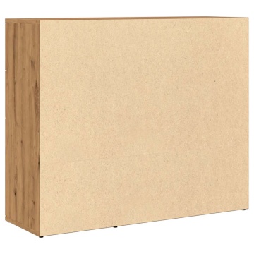 Dulap, stejar artizanal, 91x29,5x75 cm, lemn prelucrat - Img 5
