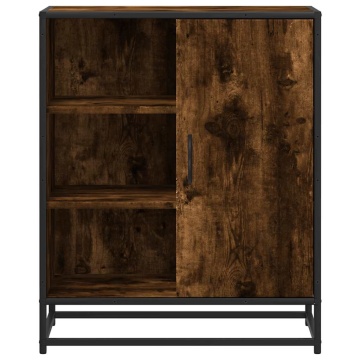 Dulap, stejar fumuriu, 62x35x76 cm, lemn prelucrat - Img 4