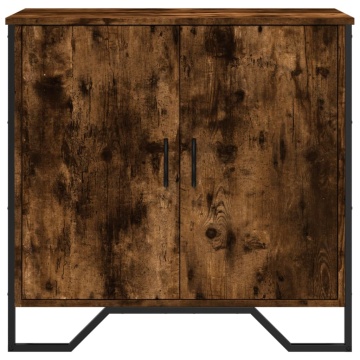Dulap, stejar fumuriu, 78x35,5x74,5 cm, lemn prelucrat - Img 4