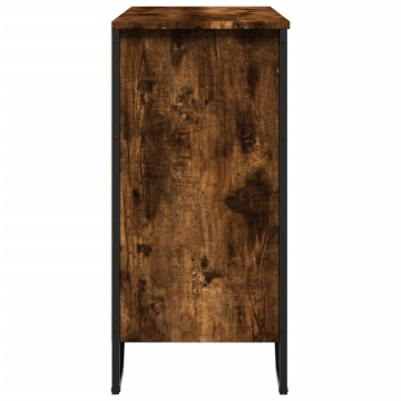 Dulap, stejar fumuriu, 78x35,5x74,5 cm, lemn prelucrat - Img 5