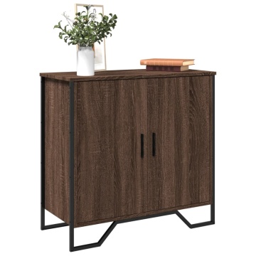 Dulap, stejar maro, 78x35,5x74,5 cm, lemn prelucrat - Img 1