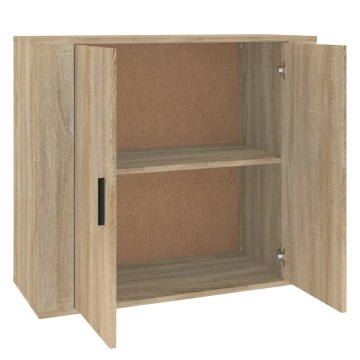 Dulap, stejar sonoma, 80x33x70 cm, lemn compozit - Img 4