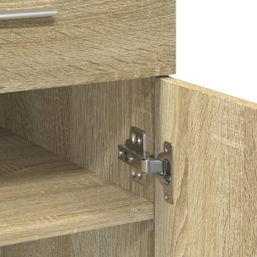 Dulap, stejar sonoma, 80x42,5x93 cm, lemn prelucrat - Img 7