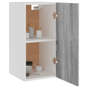 Dulap suspendat “Lyon”, gri sonoma, 29,5x31x60 cm - Img 4