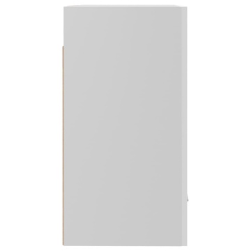 Dulap suspendat alb extralucios 50 x 31 x 60 cm lemn prelucrat - Img 7