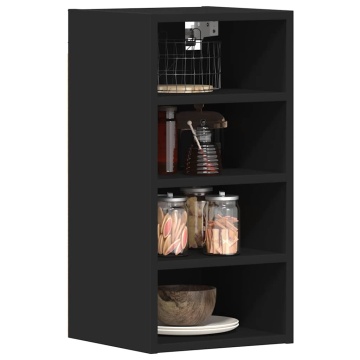 Dulap suspendat, negru, 30x29,5x60 cm, PAL - Img 1