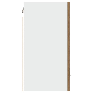 Dulap suspendat, stejar artizanal, 30x31x60 cm, lemn prelucrat - Img 5