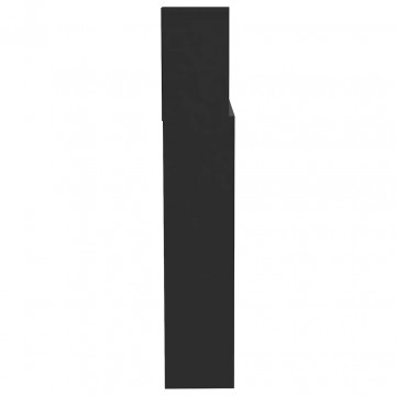 Dulap tăblie, negru, 200x19x103,5 cm - Img 4