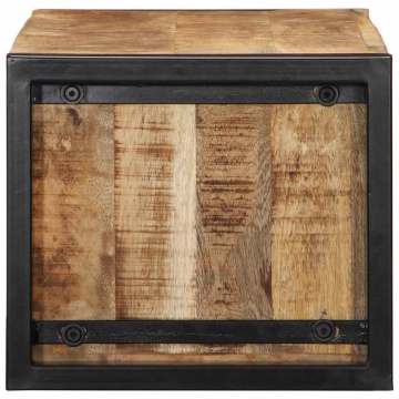Dulap TV 80x30x25 cm lemn masiv de mango - Img 3