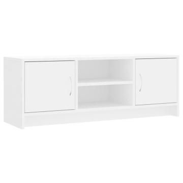 Dulap TV, alb, 102x30x37,5 cm, lemn compozit - Img 2