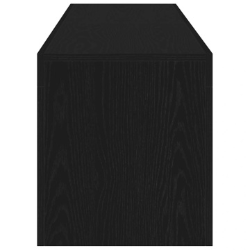 Dulap TV cu LED stejar negru 140x36,5x40 cm lemn prelucrat - Img 7