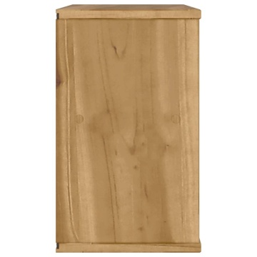 Dulap TV cu sertar „ODDA” 79x24x40 cm lemn masiv de pin - Img 6