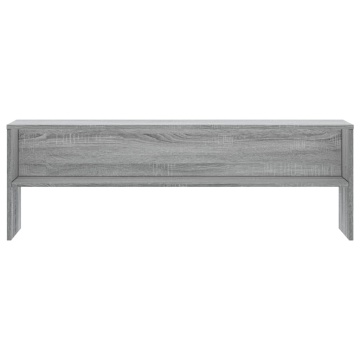 Dulap TV, gri sonoma, 120x40x40 cm, lemn prelucrat - Img 4
