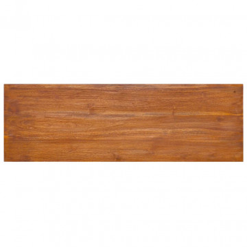 Dulap TV montat pe perete, 180 x 30 x 30 cm, lemn masiv de tec - Img 5