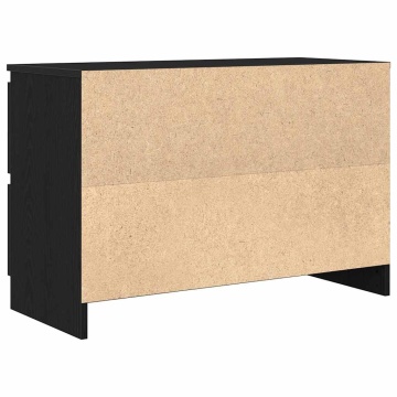 Dulap TV negru 80x35x54 cm lemn prelucrat - Img 7