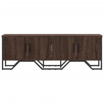 Dulap TV, stejar maro, 122x34x41 cm, lemn prelucrat - Img 4