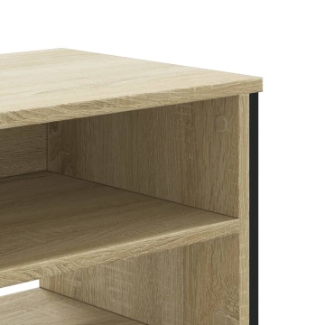 Dulap TV, stejar sonoma, 122x34x41 cm, lemn prelucrat - Img 6
