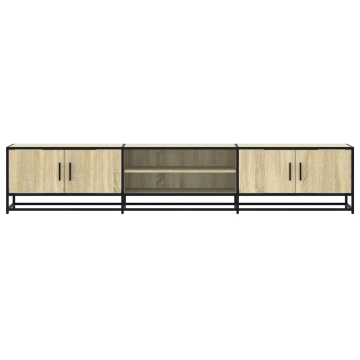 Dulap TV, stejar sonoma, 210x35x41 cm, lemn prelucrat - Img 4