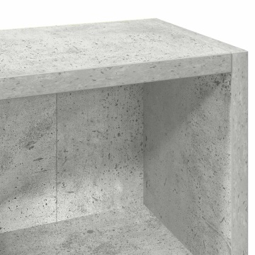 Dulapuri CD-uri, 2 buc., gri beton, 21 x 16 x 93,5 cm, PAL - Img 8