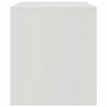 Dulapuri TV 2 buc., alb, 67x39x44 cm Otel - Img 7
