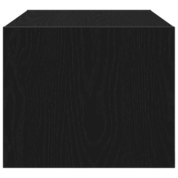 Dulapuri TV 2 buc stejar negru 60x31x25,5 cm lemn prelucrat - Img 7