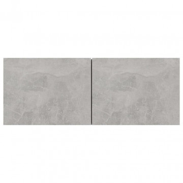 Dulapuri TV, 4 buc., gri beton, 80x30x30 cm, lemn prelucrat - Img 5