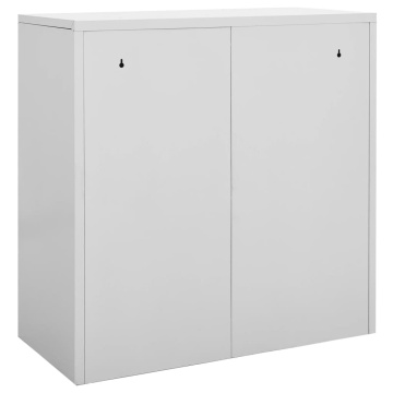 Dulapuri vestiar 5 buc. gri deschis 90x45x92,5 cm oțel - Img 8