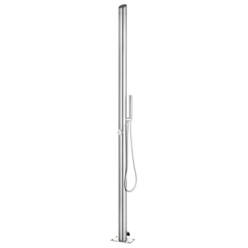 Duș pentru grădină, 220 cm, oțel inoxidabil - Img 2
