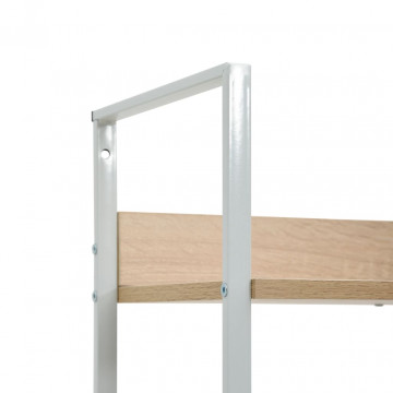 Etajeră cărți 5 rafturi, stejar, 60x27,6x158,5cm lemn prelucrat - Img 6