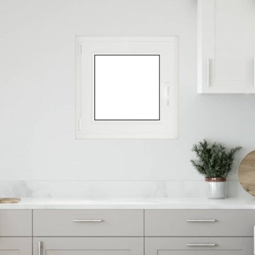 Fereastra de subsol „RISOR” 60x60 cm Rabatabil DIN Stânga Alb - Img 1