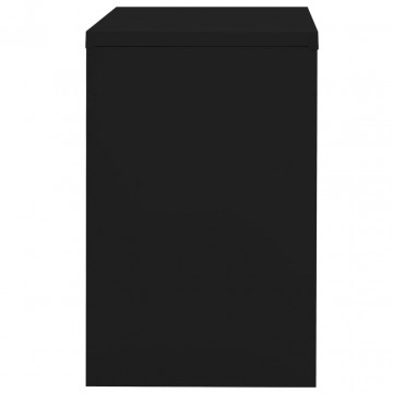 Fișet, negru, 90x46x72,5 cm, oțel - Img 2